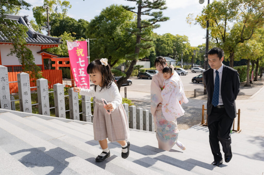 大阪での出張七五三撮影