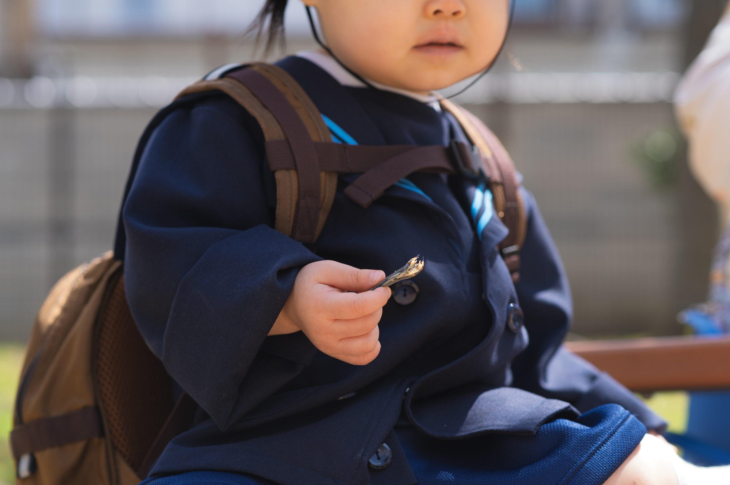 大阪での入園記念写真