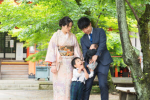 宝塚(中山寺)でのお宮参り