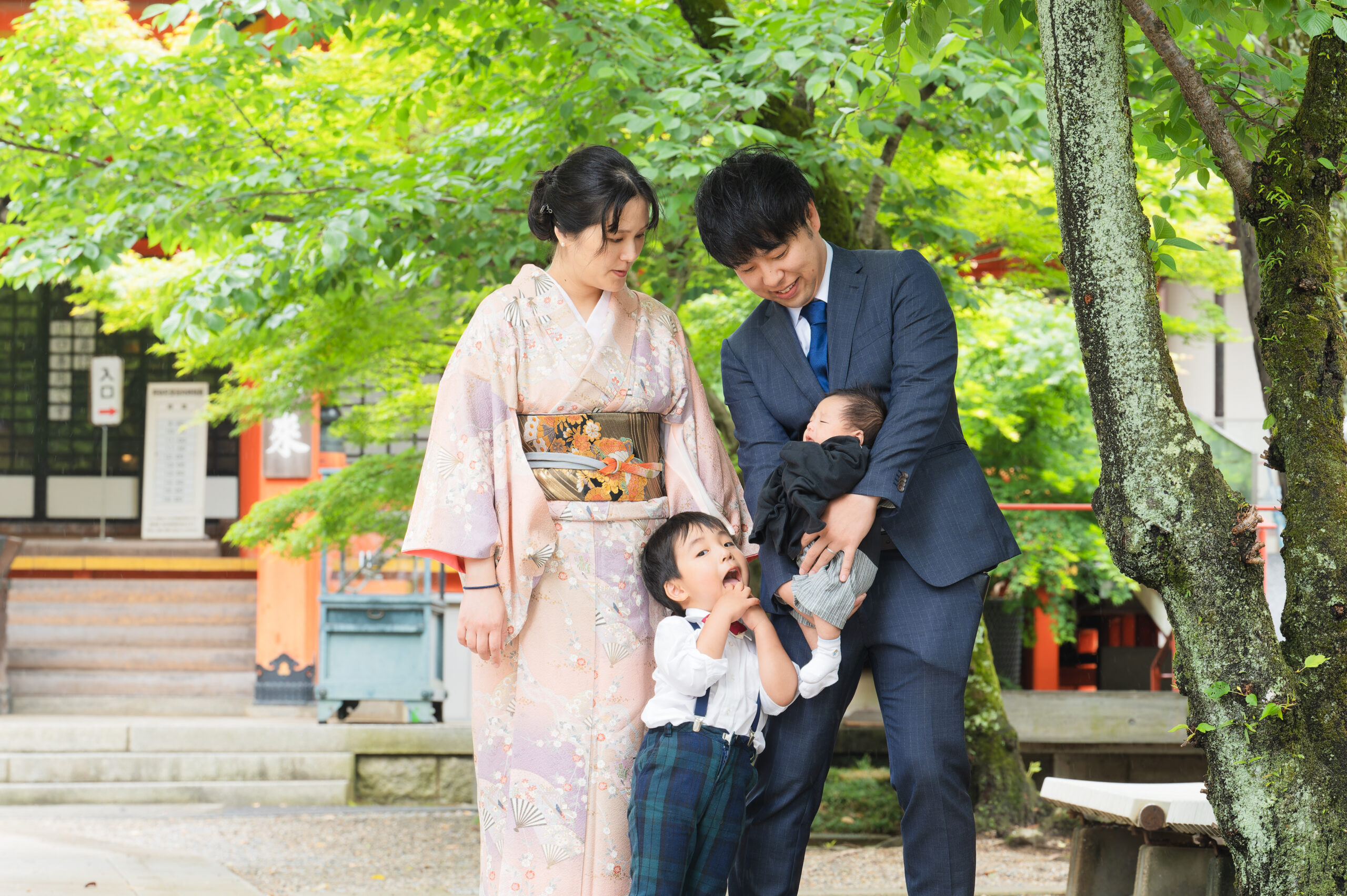 宝塚(中山寺)でのお宮参り