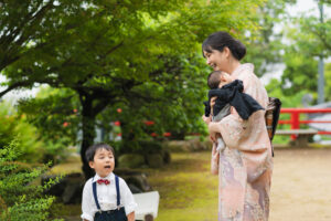 宝塚(中山寺)でのお宮参り