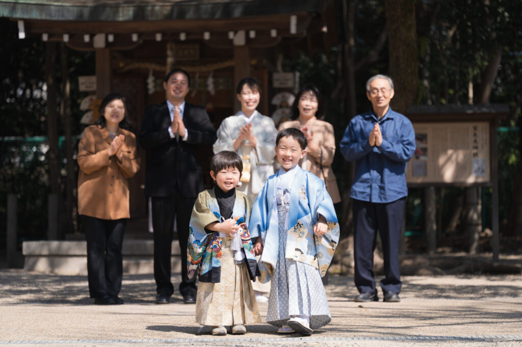 西宮神社での出張七五三撮影