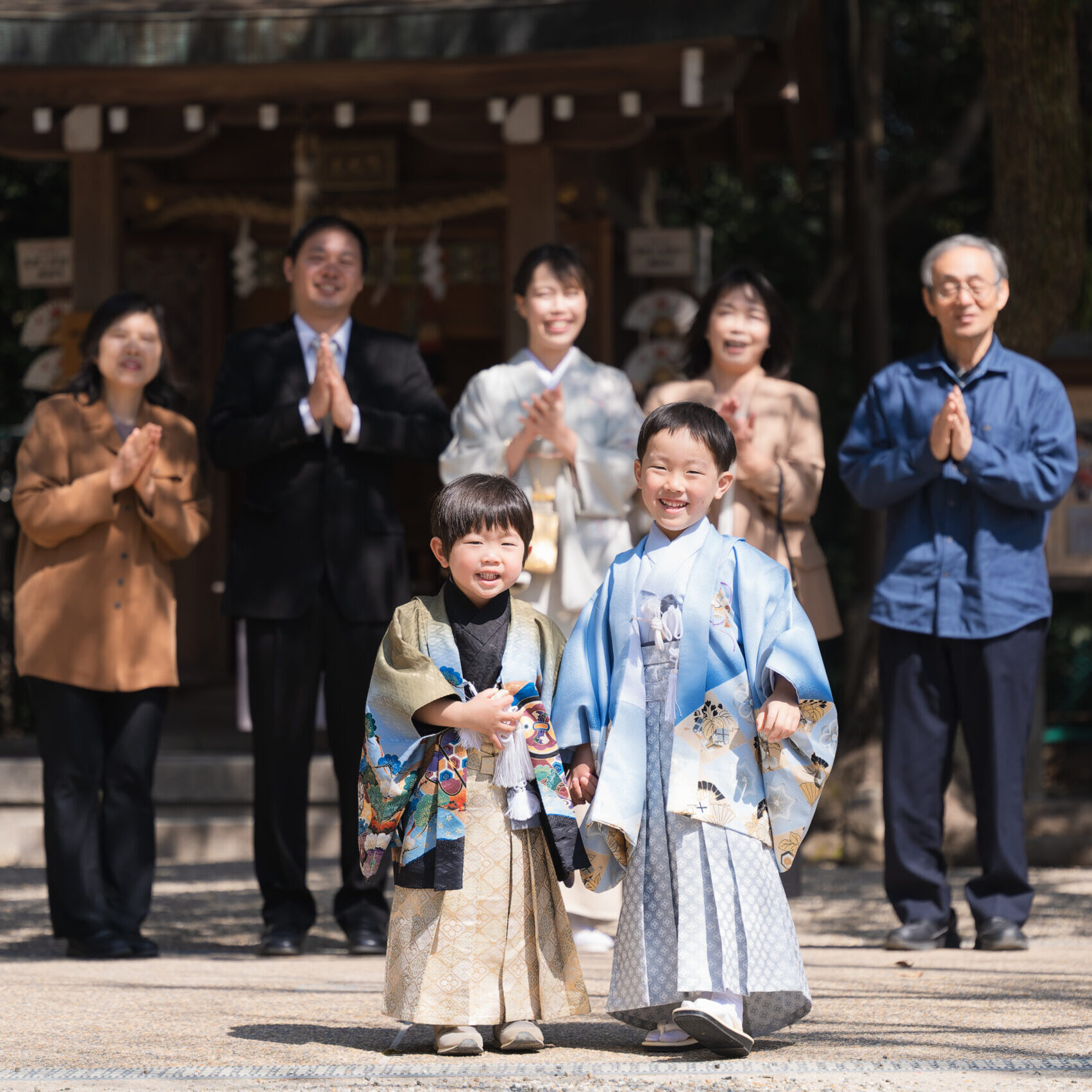 西宮神社での七五三の出張撮影